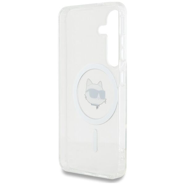 KARL LAGERFELD futerał do SAMSUNG S25 Plus KLHMS25MHLSCHH (Magnetic IML Metal Choupette Head) biały
