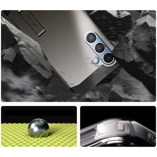Etui Spigen Tough Armor MagSafe do        Samsung Galaxy S25+ szary