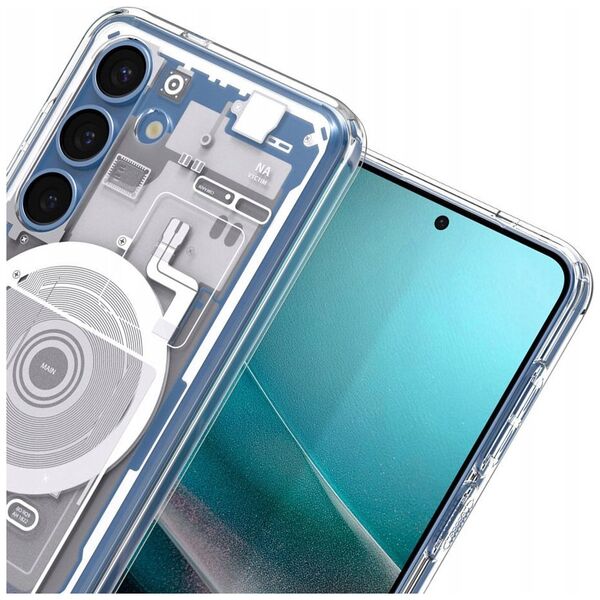 Etui Spigen Ultra Hybrid Mag MagSafe do   Samsung Galaxy S25 biały