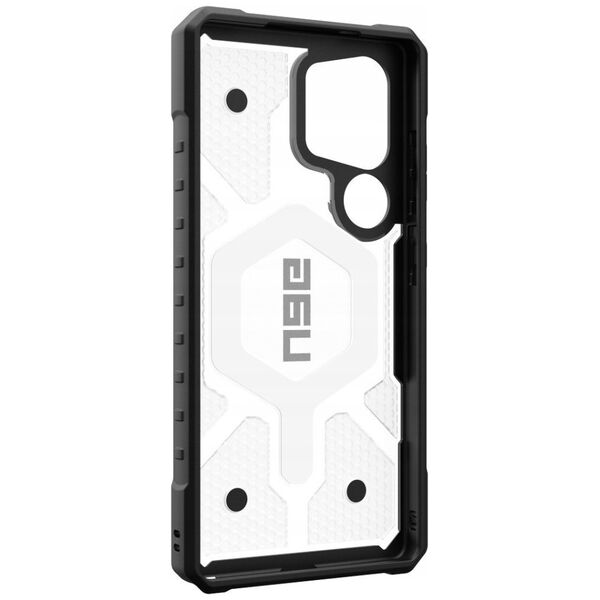 UAG Urban Armor Gear futerał PATHFINDER CLEAR MAGNET z wbudowanym modułem magnetycznym do SAMSUNG S25 Ultra 5G ice/silver