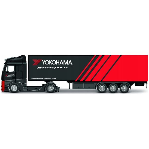 Bburago BBURAGO 1:43 haulers with trailer M-B Actros Gigaspace, 18-31460/18-31480