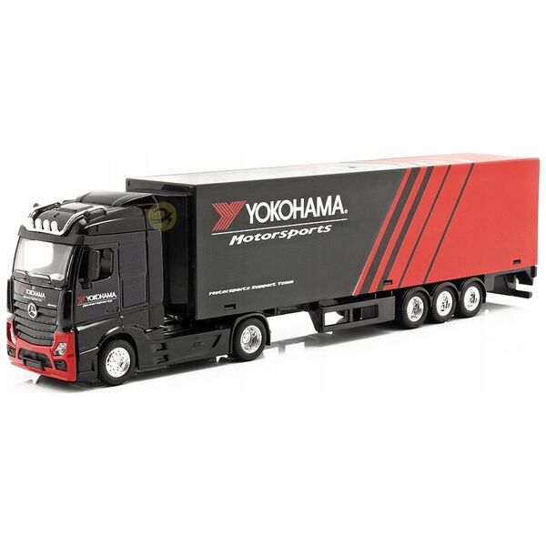 Bburago BBURAGO 1:43 haulers with trailer M-B Actros Gigaspace, 18-31460/18-31480