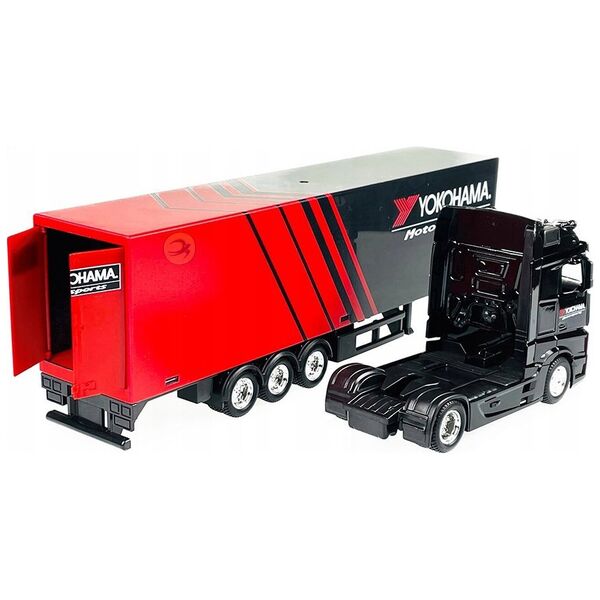 Bburago BBURAGO 1:43 haulers with trailer M-B Actros Gigaspace, 18-31460/18-31480