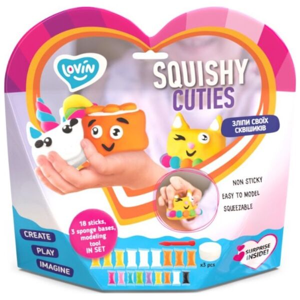 Zestaw z lekka ciastolina Squishy Cuties 70131