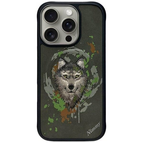 Etui Nimmy Wilk do iPhone 16 Pro Max      ciemnoszary