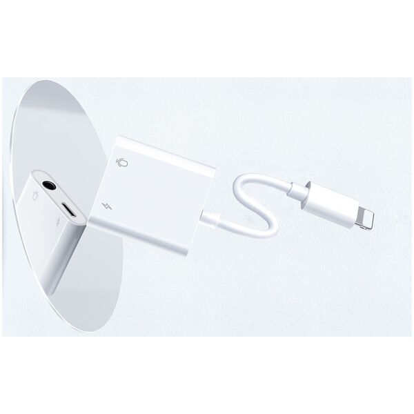 Adapter AV Joyroom Adapter Audio Lightning / 3.5 mm Joyroom S - Y105 (biały)