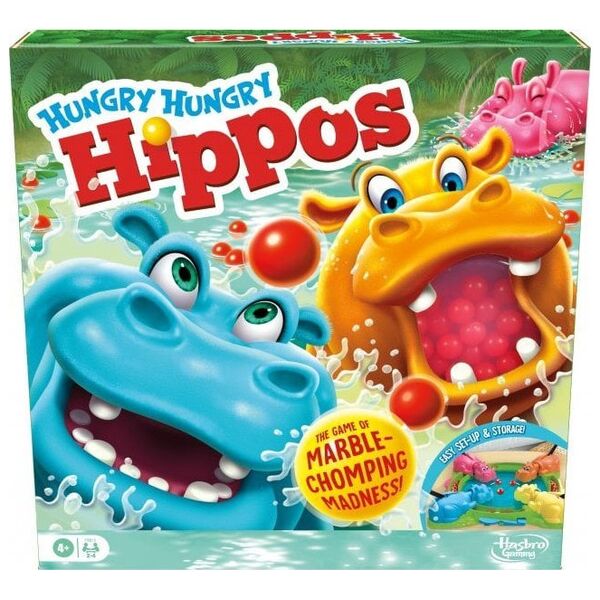 Επιτραπέζιο παιχνίδι Hasbro Hungry Hungry Hippos 13204867 5010996207876