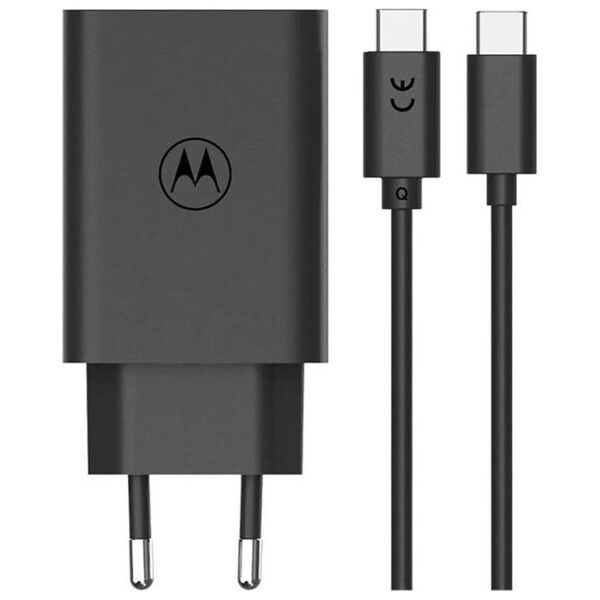 Ładowarka Motorola Motorola Charger TurboPower 68 GaN  w/ 6.5A USB-C cable, Black