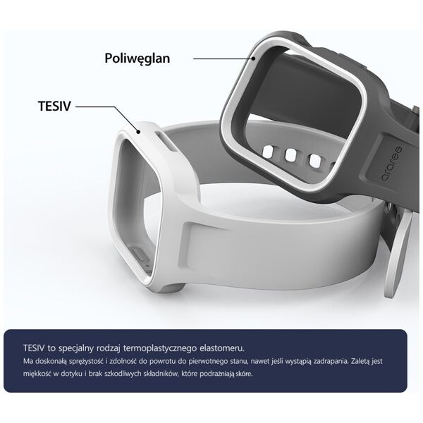 Θήκη Araree με προμήθεια με λουράκι Duple Pro Apple Watch 40/41mm γκρι/γκρι AR70-01867C 13572104 8809961110078