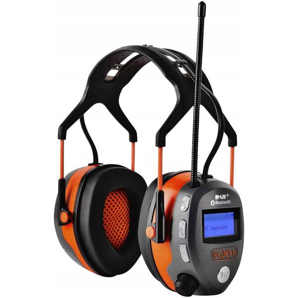 Wentylator BOXER Høreværn med Bluetooth og DAB-/FM-radio