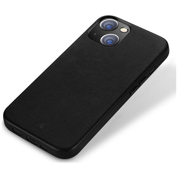 Nevox nevox StyleShell PRO MagSafe Leder iPhone 16 Plus schwar
