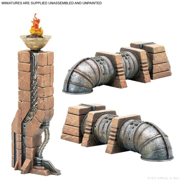Atomic Mass Games Marvel: Crisis Protocol - Dark Future Terrain Pack 14169138 841333127008