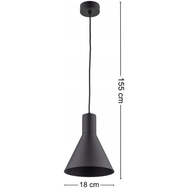 Lampa wisząca TK Lighting LAMP PENDANT JUMP 18 CM E27 15W