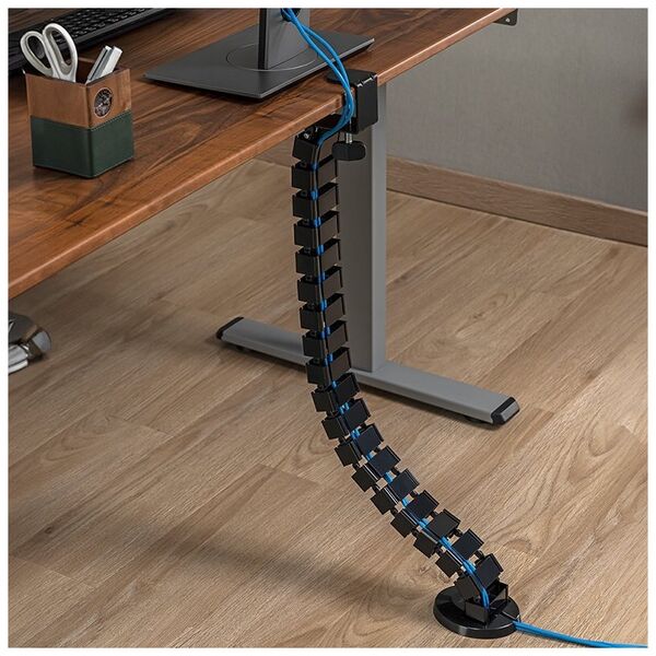 LogiLink LogiLink Flex. Kabelkanal - Klemmvers. - 1347x129mm schwarz