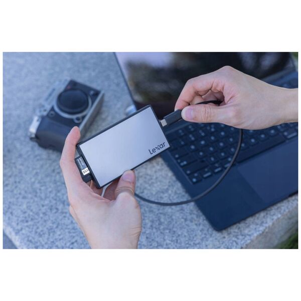 Lexar Lexar Professional Workflow USB 3.2 Gen2 Reader, UHS-II, Υποστήριξη διπλής υποδοχής SD 14218770 843367136162