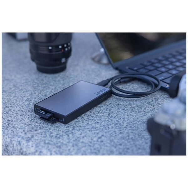 Lexar Lexar Professional Workflow USB 3.2 Gen2 Reader, UHS-II, Υποστήριξη διπλής υποδοχής SD 14218770 843367136162
