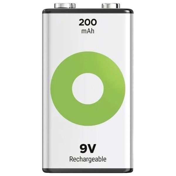 GP GP ReCyko NiMH Accu 9V Block 200mAH, έτοιμο για χρήση 14265276 4891199223150