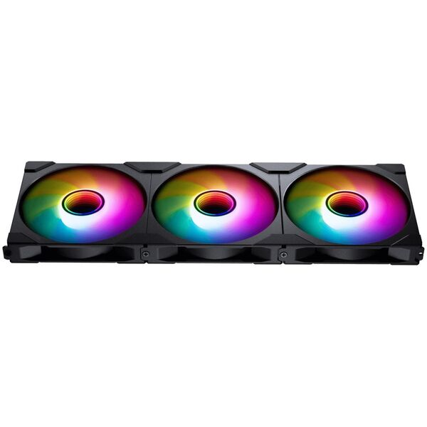 PHANTEKS M25 Gen2 PWM D-RGB Lüfter 3er-Pack - Reverse Blade, 140mm, schwarz