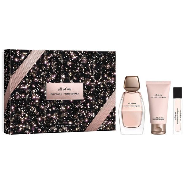 Set Narciso Rodriguez: All Of Me, Eau De Parfum, For Women, 90 ml + All Of Me, Eau De Parfum, For Women, 10 ml + All Of Me, Hydrating, Body Lotion, 50 ml For Women