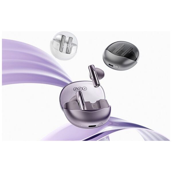 QCY T32 Słuchawki AilyBuds Clear TWS fioletowe