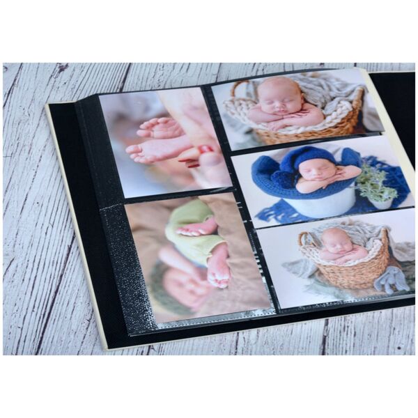 Album GED SB46500 ART165 10x15 500 black pages | slip in | riveted