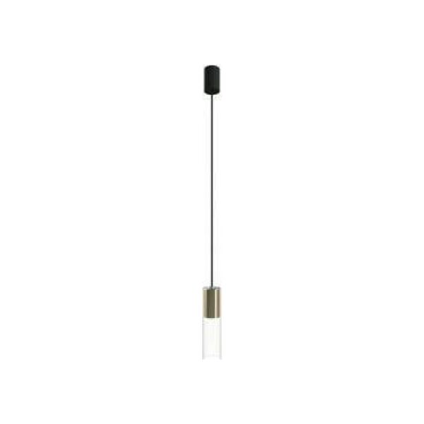 Lampa wisząca Nowodvorski Nowoczesna lampa wisząca Cylinder 7868 zwis do salonu mosiądz