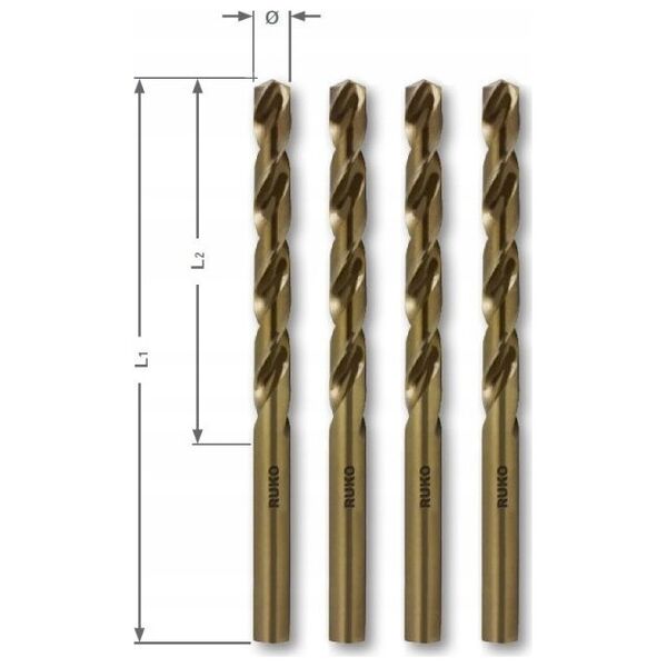 Sourcing Metal drill for stainless steel RUKO HSS-Co O 15.0 mm