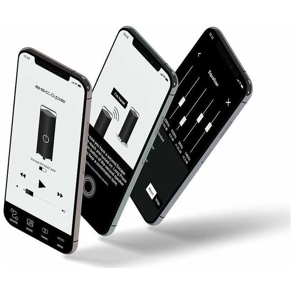 Escape P9 Black Przenośny Głośnik HiFI WiFi Multiroom