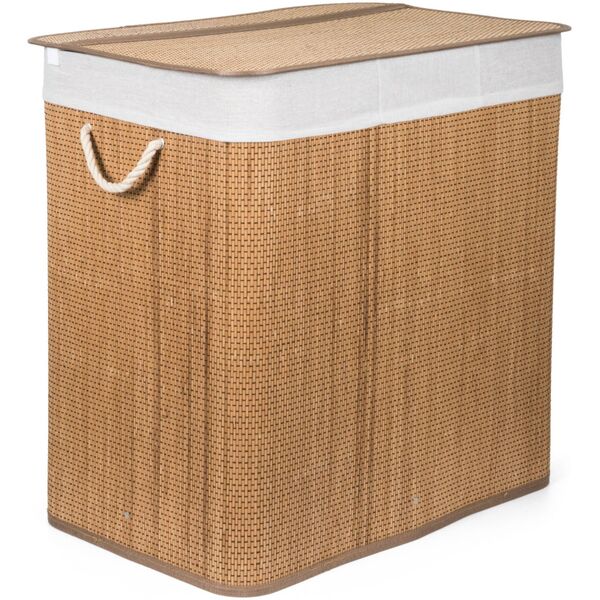 Laundry box with divider G21 63555173, 150l, bamboo