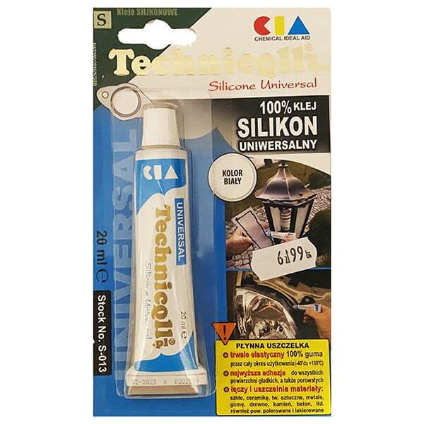 Technicoll TECHNICOLL SILIKON UNIWERSAL.BIALY 20ML