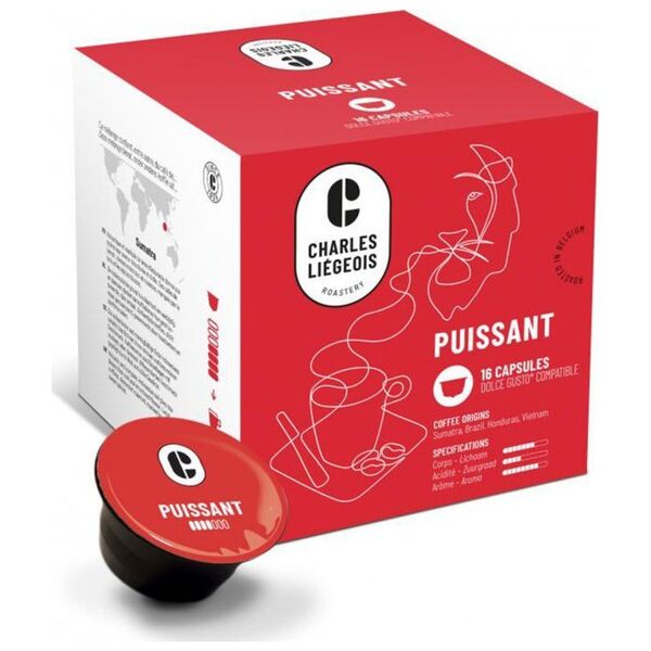 Coffee capsules compatible with NESCAFE(r) Dolce Gusto(r) Charles Liegeois Puissant, 16 pcs.