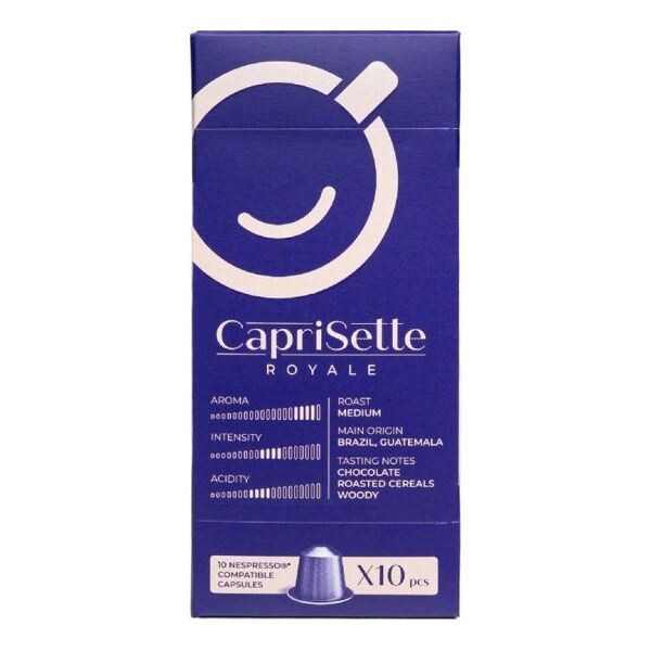Coffee capsules for Nespresso(r) machines Caprisette Royale, 10 pcs.