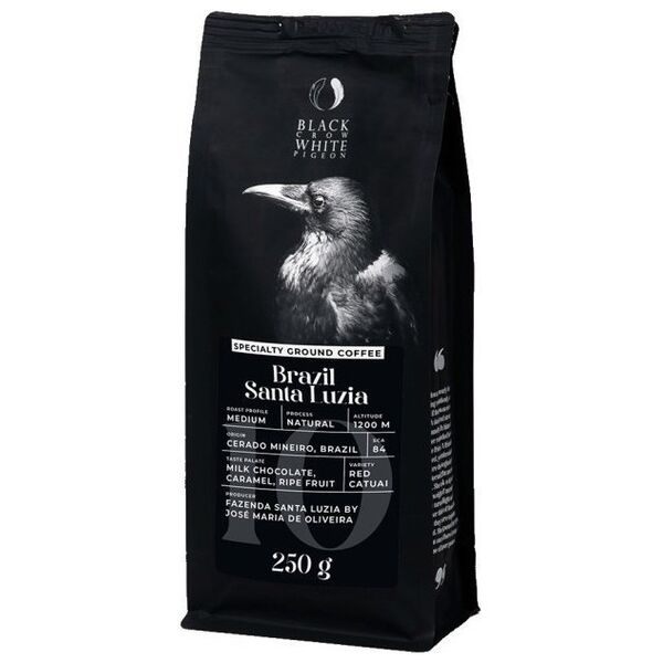 Ground specialty coffee Black Crow White Pigeon
