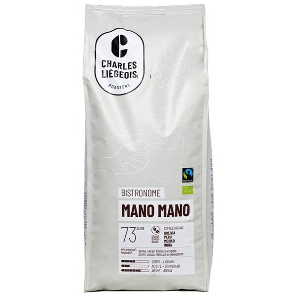 Coffee beans Charles Liegeois Mano Mano, 1 kg