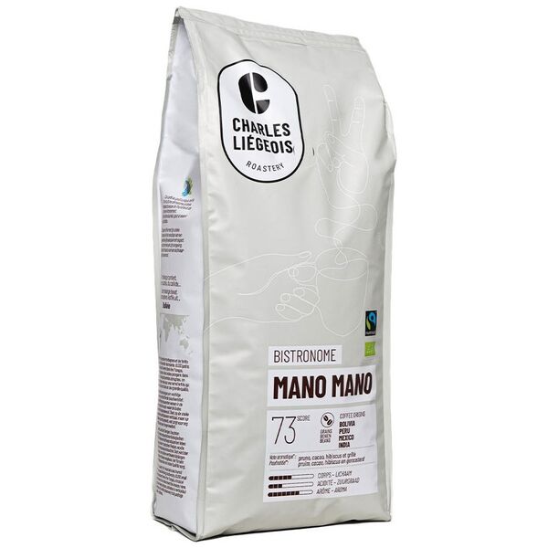 Coffee beans Charles Liegeois Mano Mano, 1 kg