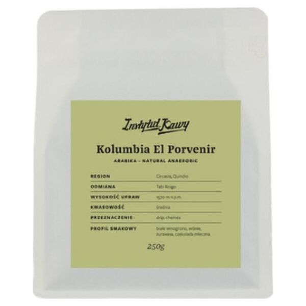 Instytut Kawy - Kolumbia El Porvenir Filter 250g