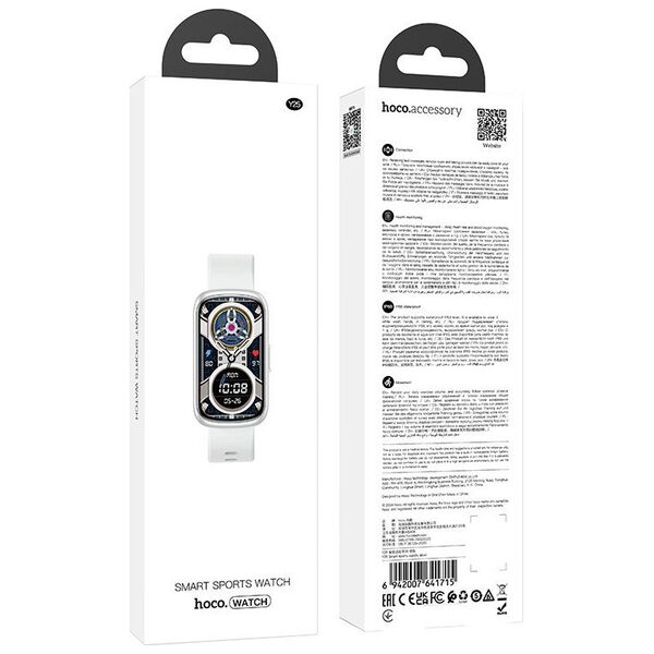 HOCO smartwatch IP68 Y25 srebrny