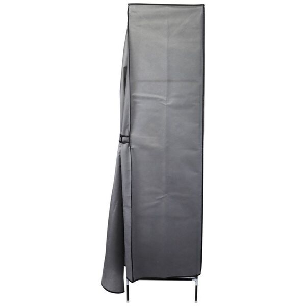 Saska Garden GARDEROBA SZAFA TEKSTYLNA 168X45X172 CM CIEMNOSZARA
