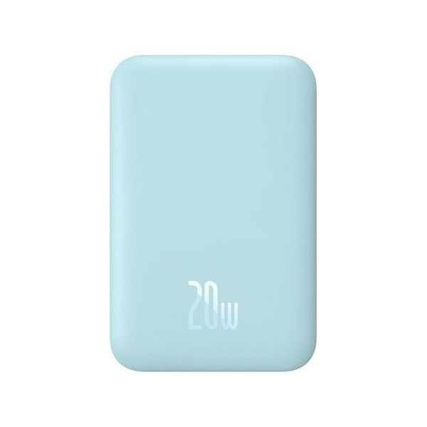 Powerbank Baseus OS-Baseus Magnetic Mini Air Wireless Fast Charge Power Bank 6000mAh 20W Galaxy Blue（With Simple Series Charging Cable Type-C to Type-C (20V/3A) 30cm White)