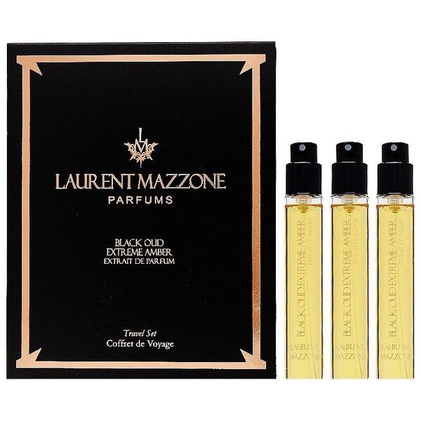 Histoires de Parfums Set, Laurent Mazzone, Black Oud Extreme Amber, Extrait De Parfum, Unisex, 3 pcs, 15 ml Unisex
