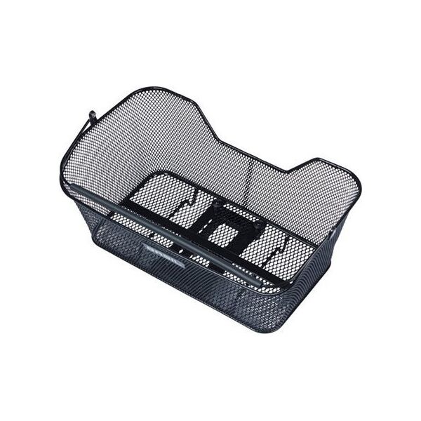 Kosz na bagażnik BASIL BASE XL REAR BASKET, MIK z adapterem do mocowania, Stalowy, Black (Eco Bottom) (NEW 2025)