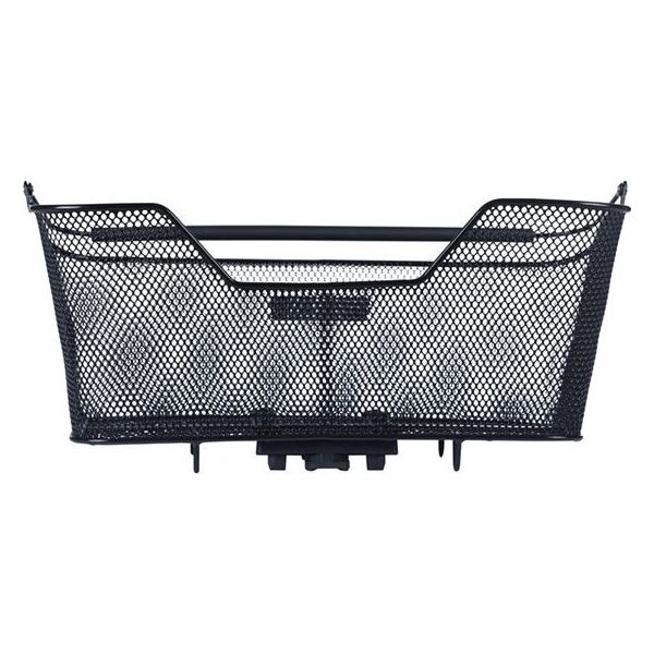 Kosz na bagażnik BASIL BASE XL REAR BASKET, MIK z adapterem do mocowania, Stalowy, Black (Eco Bottom) (NEW 2025)