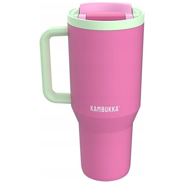 Kubek termiczny z teleskopową słomką Kambukka Rio Tumbler 950ml Bubblegum Mint
