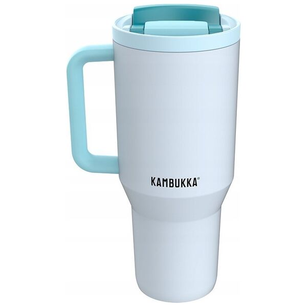 Kubek termiczny z teleskopową słomką Kambukka Rio Tumbler 950ml Frosty Coconut