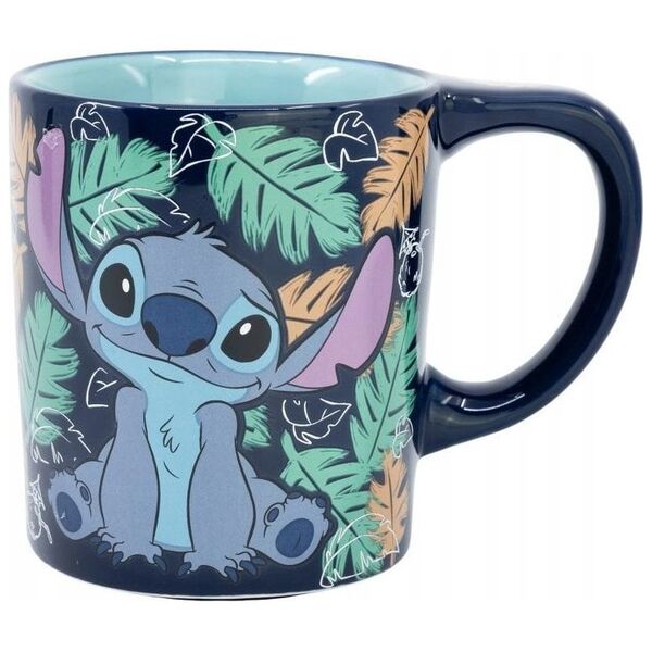 Disney Stitch - Nieprzewracalny kubek ceramiczny Dropsafe z kolekcji Ohana 300 ml