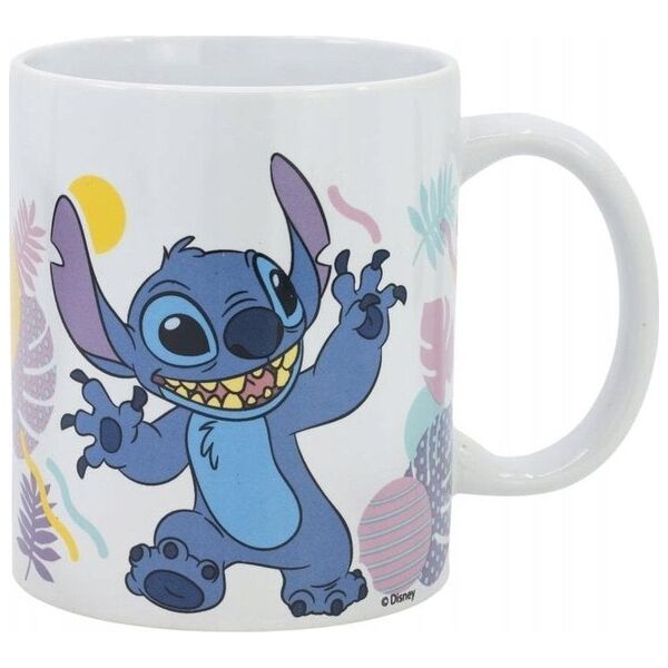 Disney Stitch - Kubek ceramiczny z kolekcji Hawaian Flower 325 ml