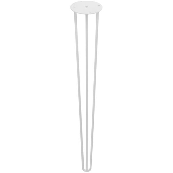Sourcing STEEL ANGLE LEG 8X700 MM BLANCO