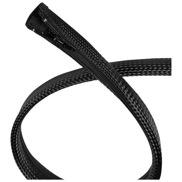 LogiLink LogiLink Kabelschlauch 0,5 mm m. Reißverschluss 5 m schwarz