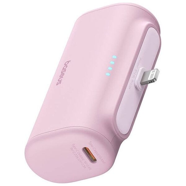 Powerbank OS-Baseus Compact IP 5000mAh 20W (różowy)