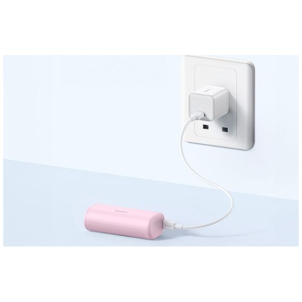 Powerbank OS-Baseus Compact IP 5000mAh 20W (różowy)